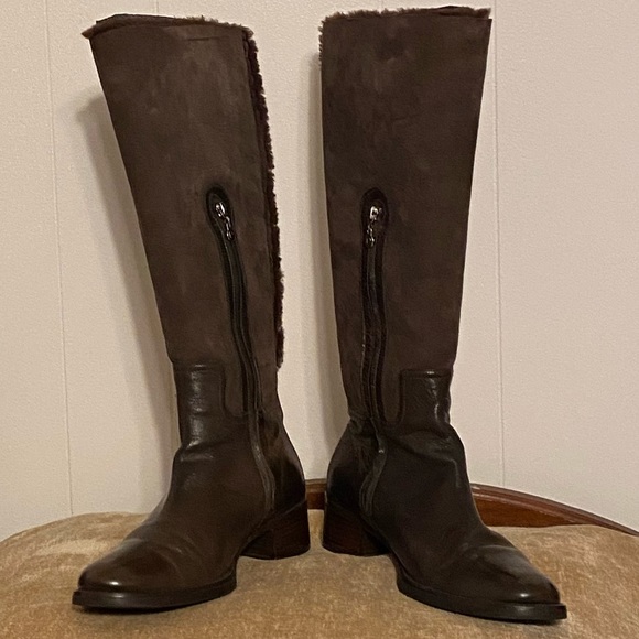 ROCKPORT Modinha women’s Boot size 7.5 Dark Brown 100% Leather / rubber outsole - Picture 2 of 5